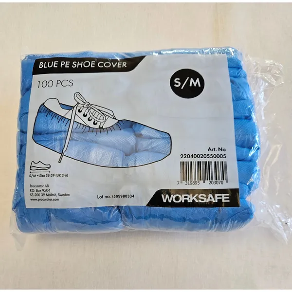 SKO-OVERTREKK, (100 stk.) STR, S-M