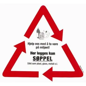 EMBLEM,  IKKE KOMPOSTERBART