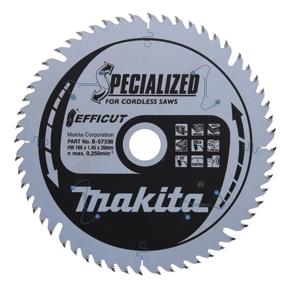 MAKITA, SAGBLAD 165X20X1 45MM 56T