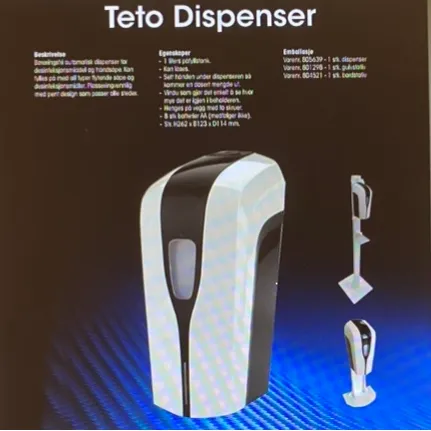 HÅNDDESINFEKSJON, HÅNDDES 1 ltr 75% sprit MED SPRAYHODE