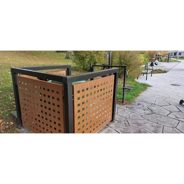 Skjermvegg "Corten"