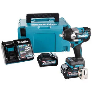 MAKITA, MUTTERTREKKER 40V 750NM + 2 BATT 4 AH OG ENKEL BATTERILADER