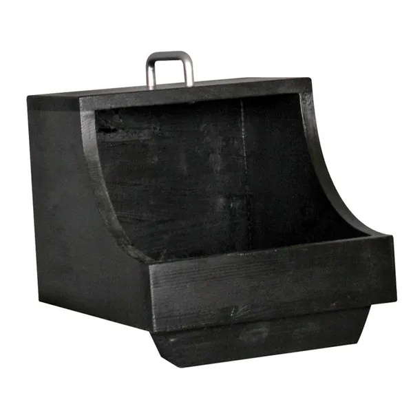 JORDFESTELSEKASSE M/ SPADE, SORT, TRE