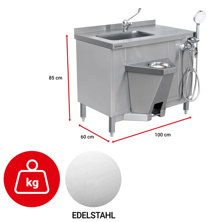 DOCKINGSTASJON RUSTFRITT STÅL AKS