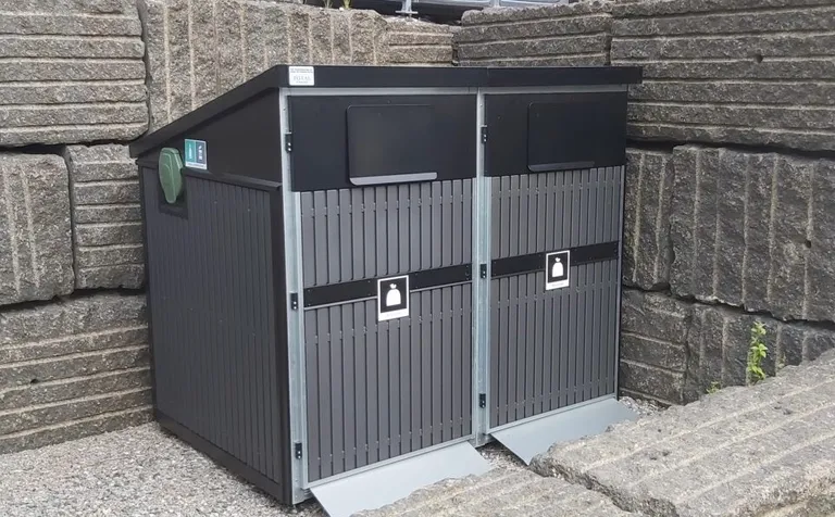 AVFALL BEHOLDERSKAP KOMPOSITT 2 x 660L