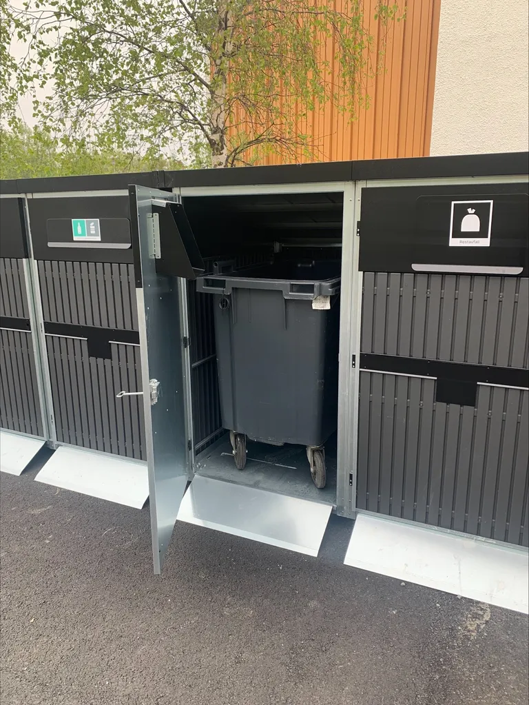 AVFALL BEHOLDERSKAP KOMPOSITT 2 x 660L