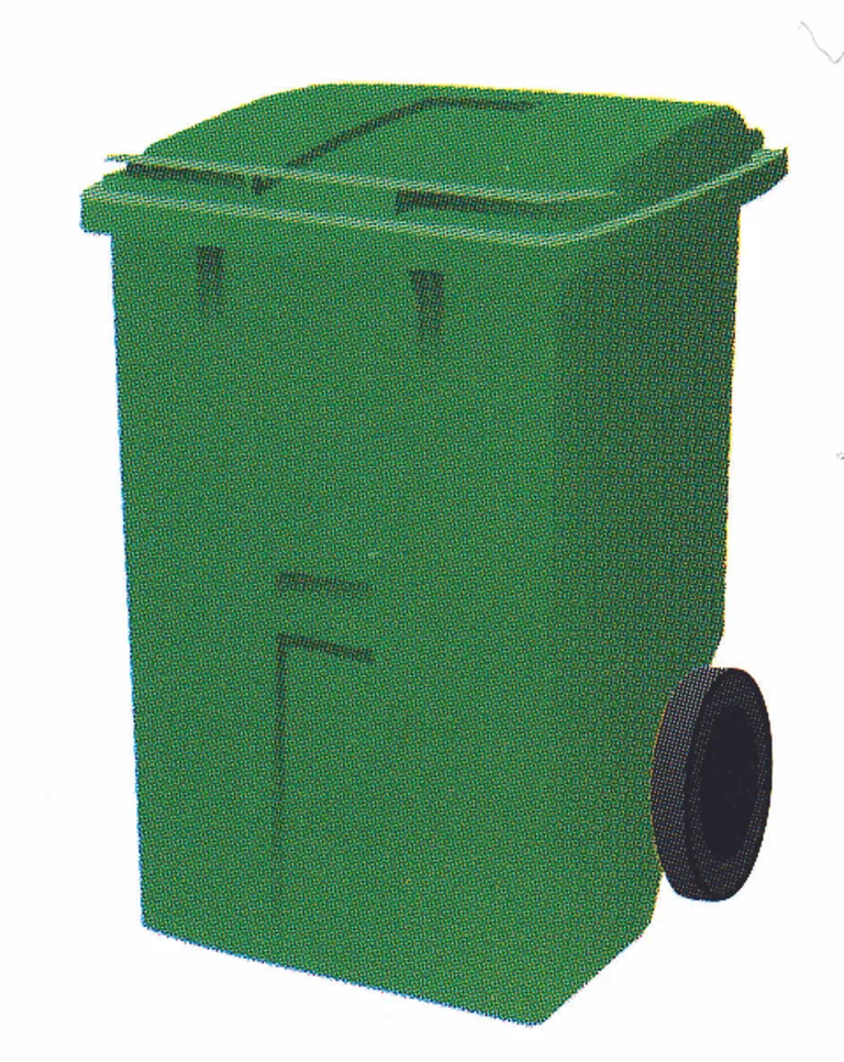 Bildet viser dunk på 370 liter