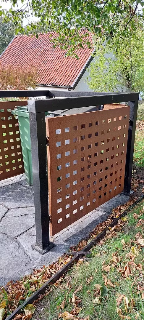 Skjermvegg "Corten"