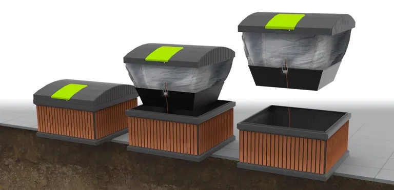 AVFALL CONTAINER QUUB