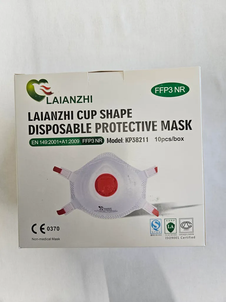 MASKE  FFP3 TIL LUFTBÅREN SMITTE M/VENTIL