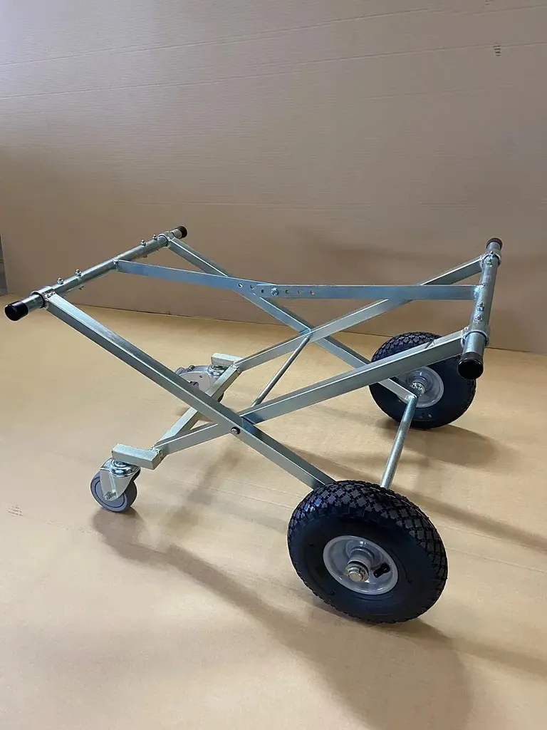 ENMANNSTRALLE, 2 FASTE/2 SVINGBARE HJUL