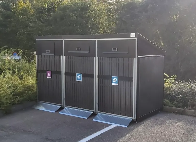 AVFALL BEHOLDERSKAP KOMPOSITT 3 x 660L