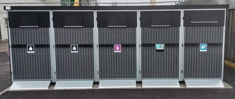 AVFALL BEHOLDERSKAP KOMPOSITT 5 x 660L